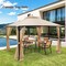 10' x 12' Patio Gazebo Replacement Top Cover 2-Tier Canopy CPAI-84 Outdoor
